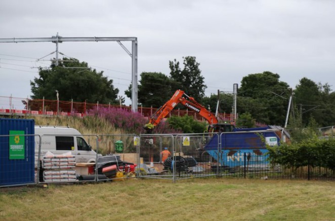 East Linton Station Construction - 2022-07-22
